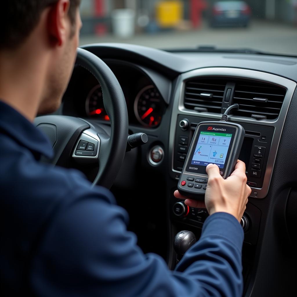 Advanced Car Diagnostic Tools in Action