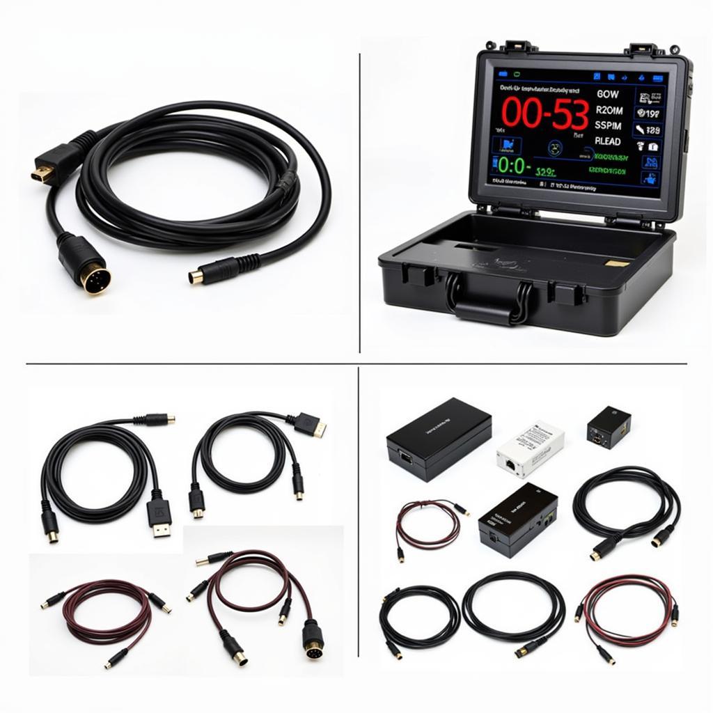 Advanced car radio decoding tool with multiple interfaces.