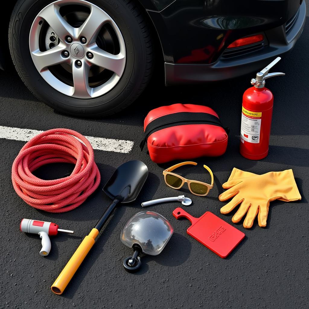 Advanced Car Safety Tool Kit Components