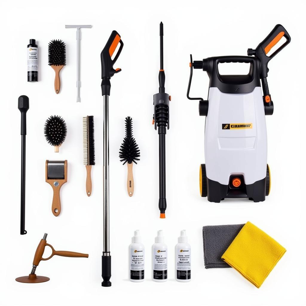 Advanced Car Wash Tools Kit with Specialized Equipment