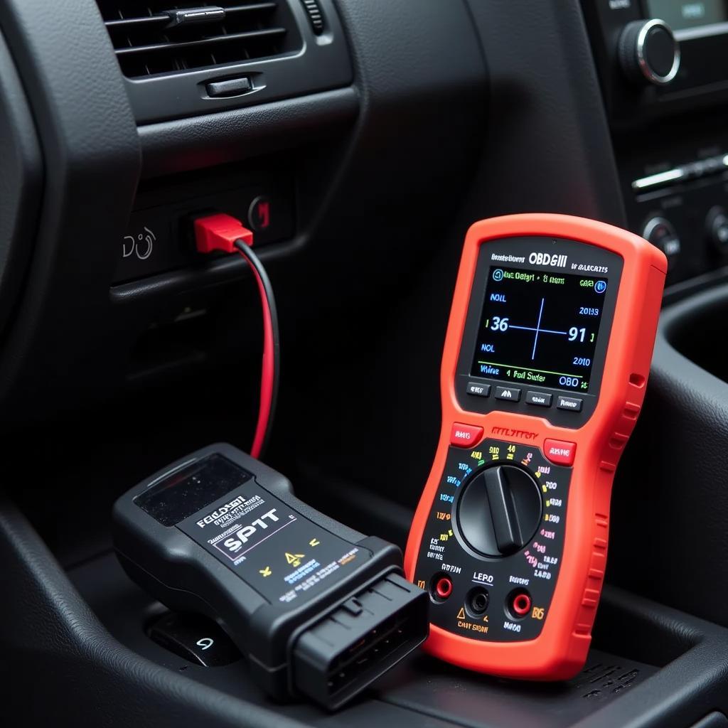 Advanced Diagnostic Tools: OBD-II Scanner and Multimeter