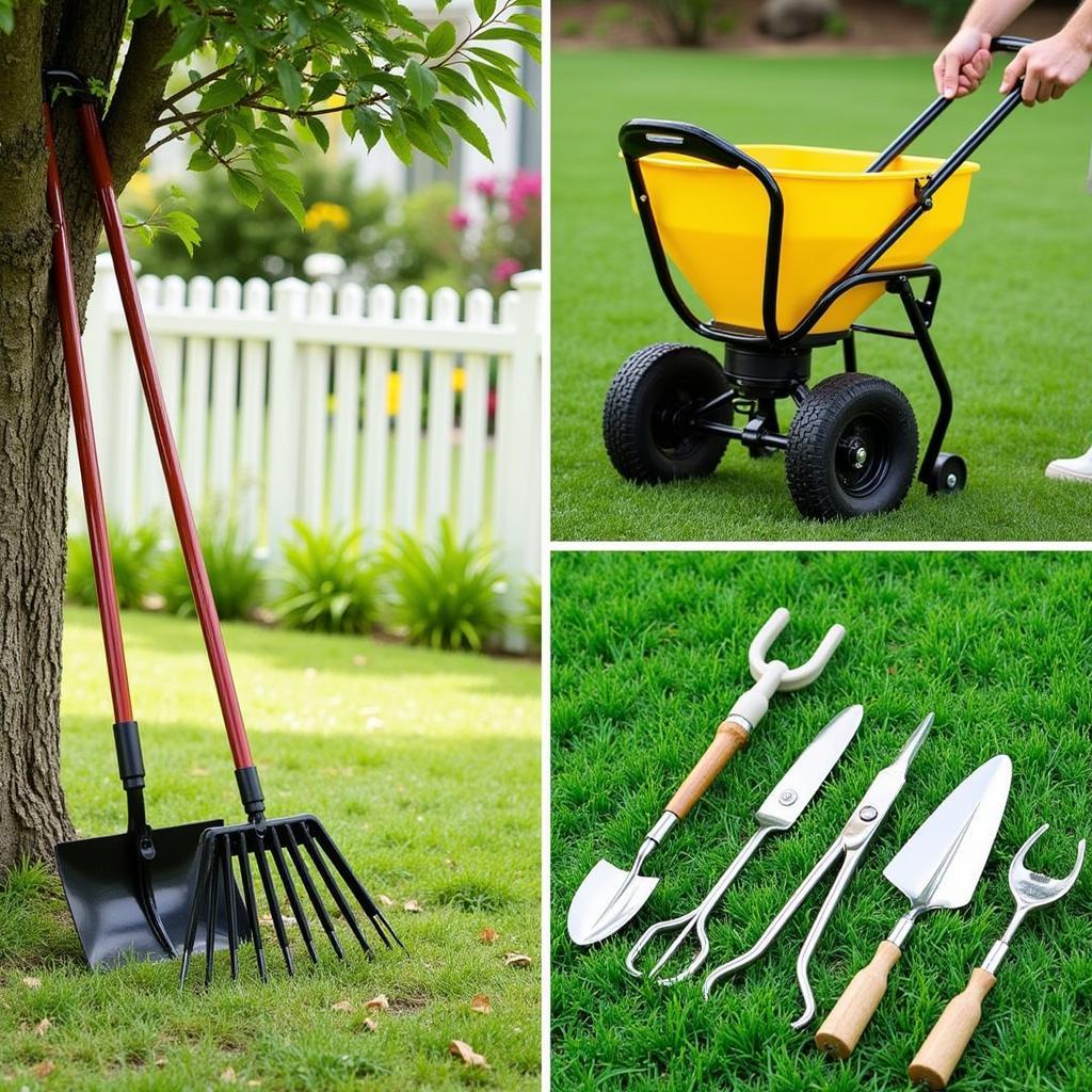 Advanced Lawn Care Tools: Rake, Spreader, and Hand Tools