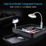 Advanced Model Car Tool Box with Built-in Lighting and Magnifying Glass