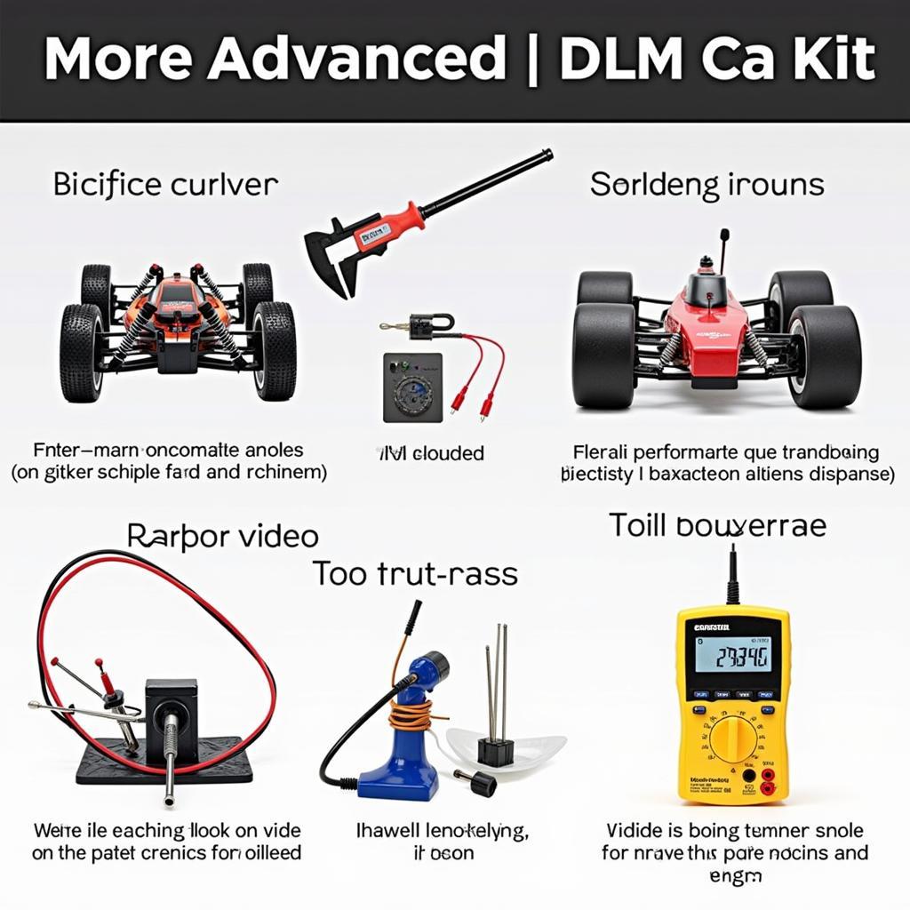 Advanced RC Car Tool Kit with Specialized Tools