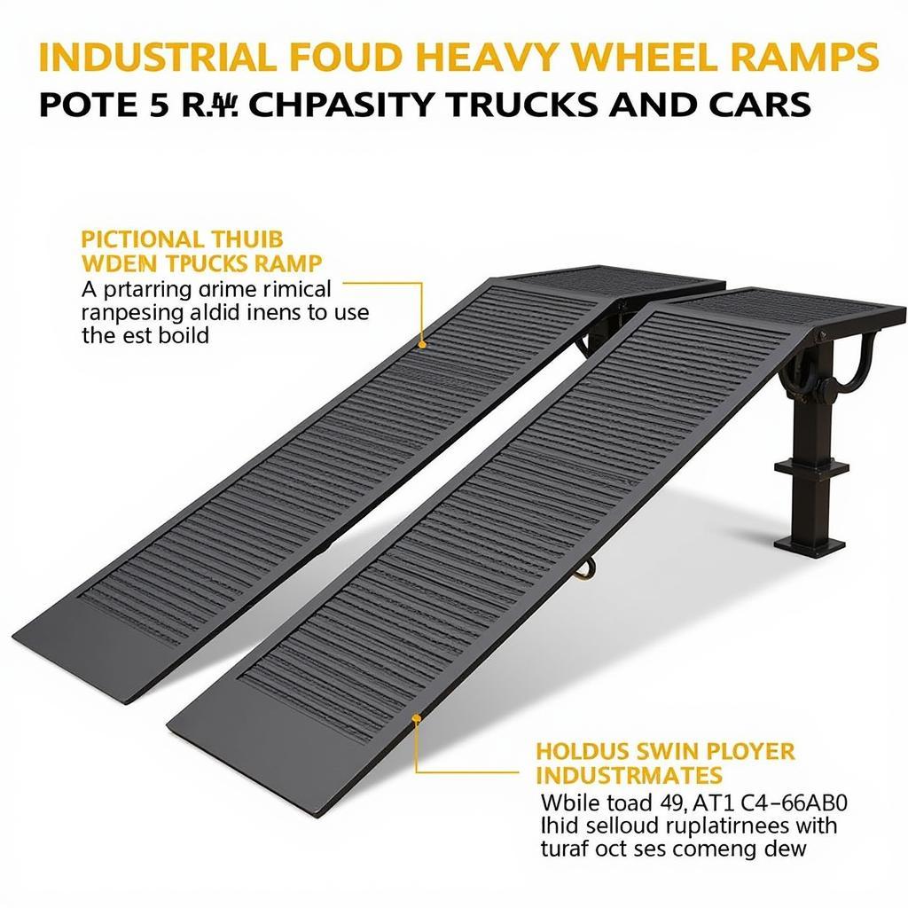 Industrial Grade Truck and Car Wheel Ramps from afa tooling