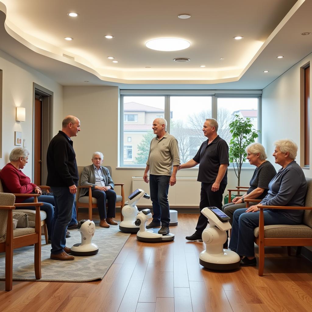 AI-Powered Assistive Robots Providing Elderly Care