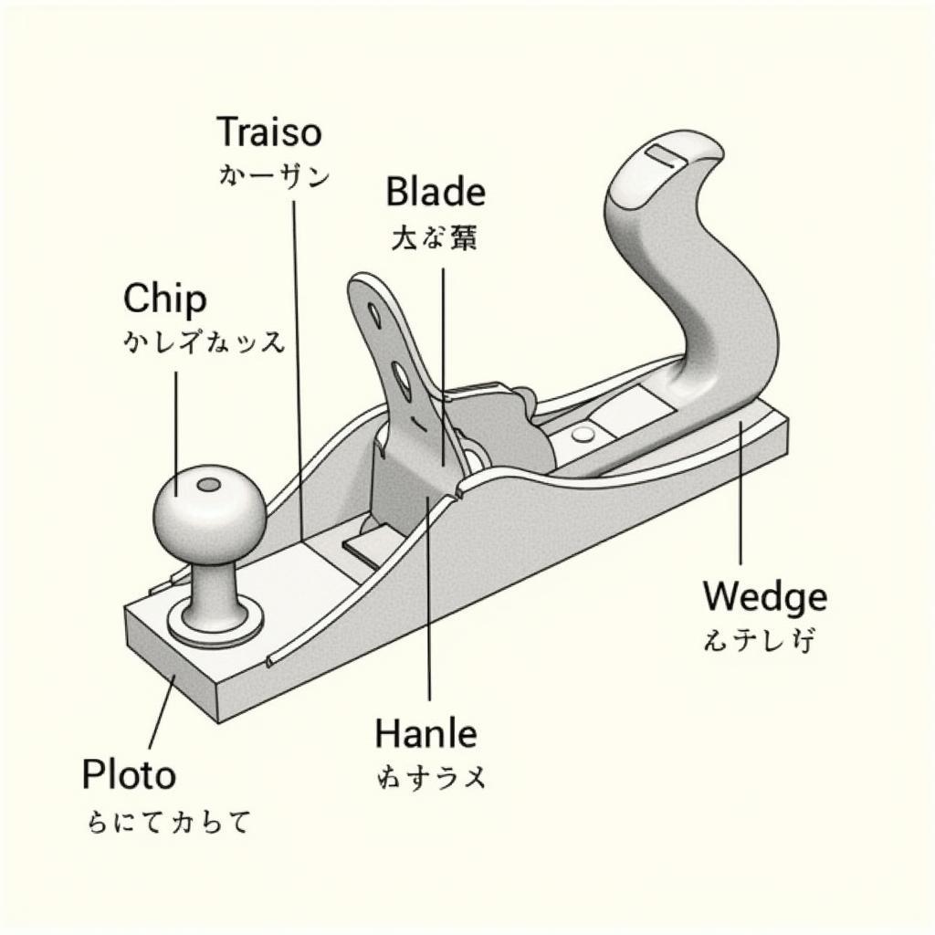 Anatomy of a traditional Japanese hand plane