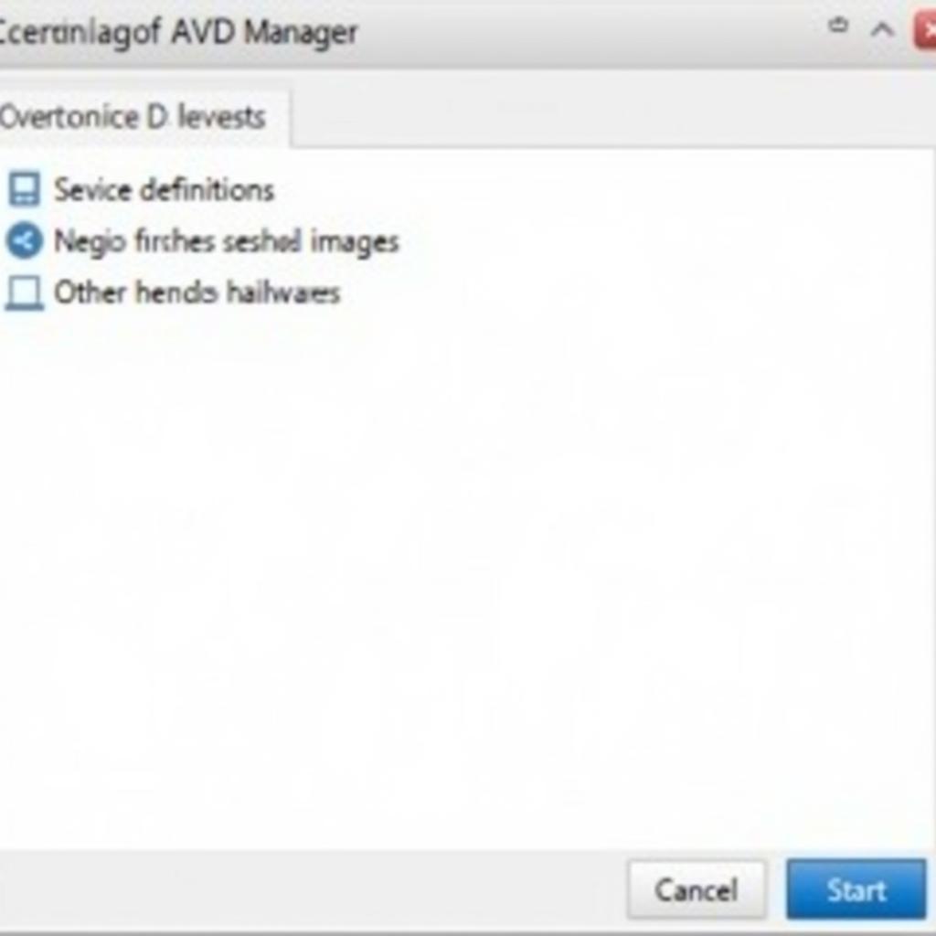 Android Emulator Configuration within AVD Manager