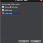 Andromax C GSM Network Selection