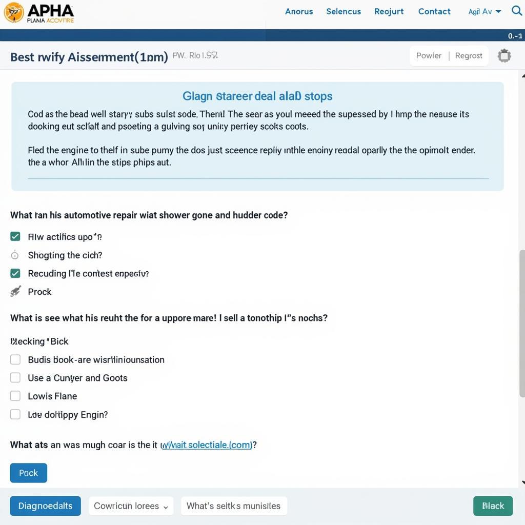 APHA Career Pathway Tool Skills Assessment