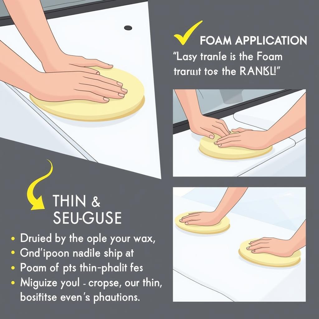 Applying Car Wax with an Applicator Pad - Correct Technique