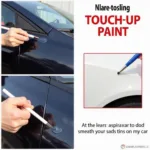 Applying Touch-up Paint on a Car Scratch