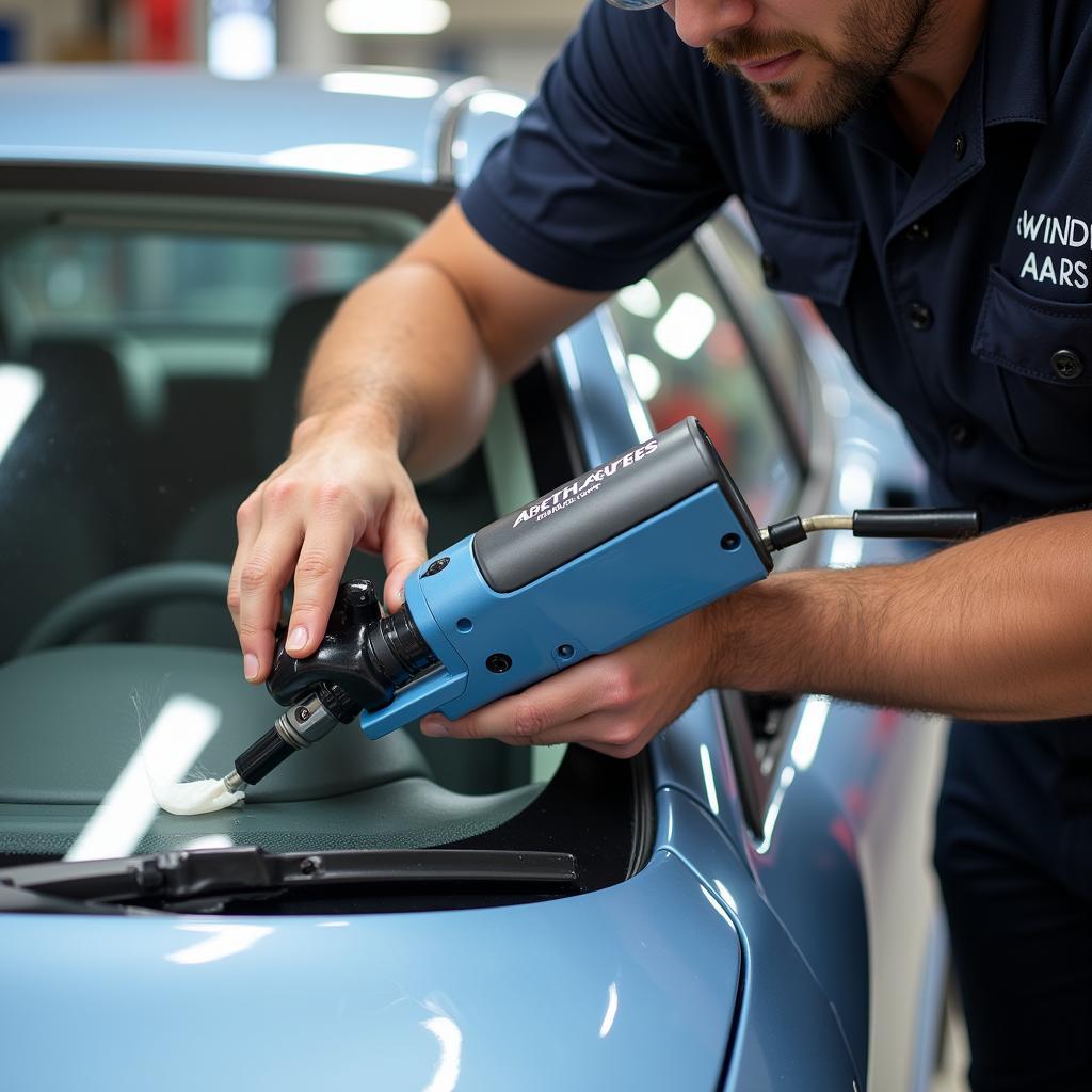 Applying Urethane with Applicator Gun