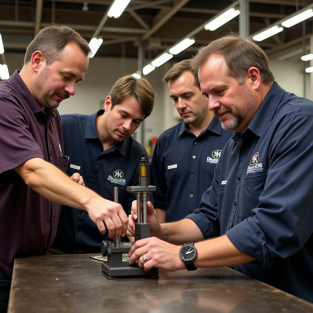 Apprentices Learning Tool and Die Making