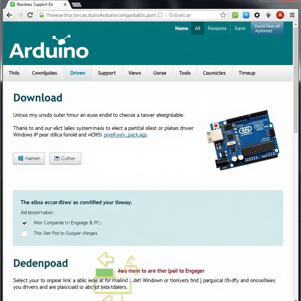 Downloading Arduino Drivers for Windows XP