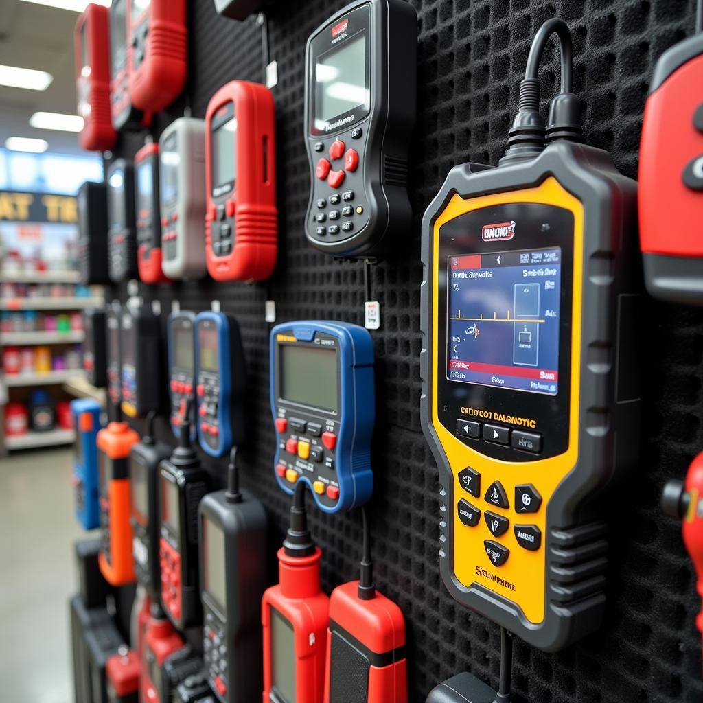 Diagnostic Tools in an Auto Parts Store