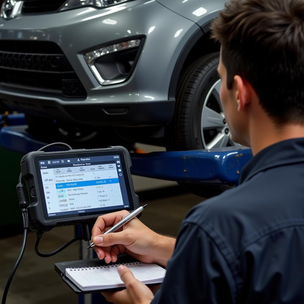 Autoscan Tool Performing Diagnostics on a JDM Car