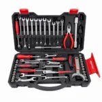 Essential tools in a basic car maintenance tool kit