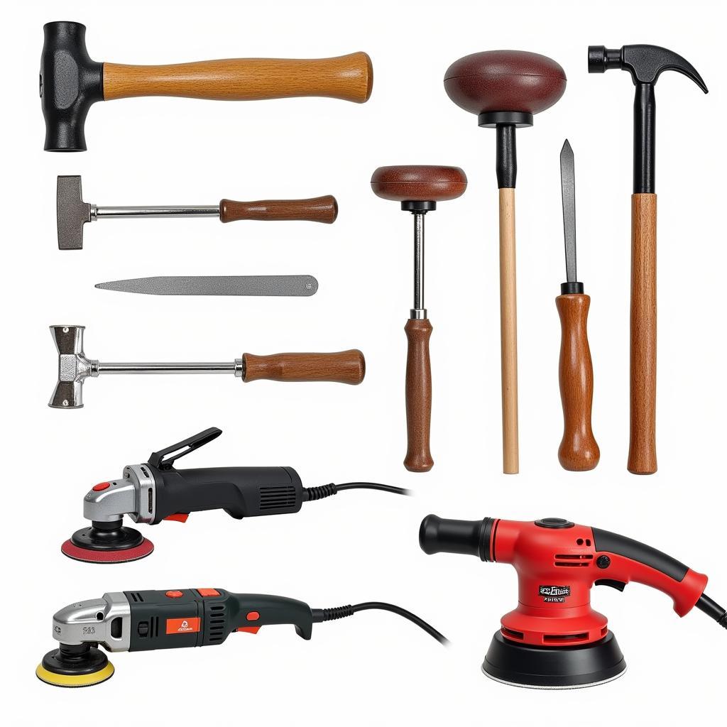 Basic Hand Tools for Car Bodywork Repair: Hammers, Dollies, Files, and Sanders