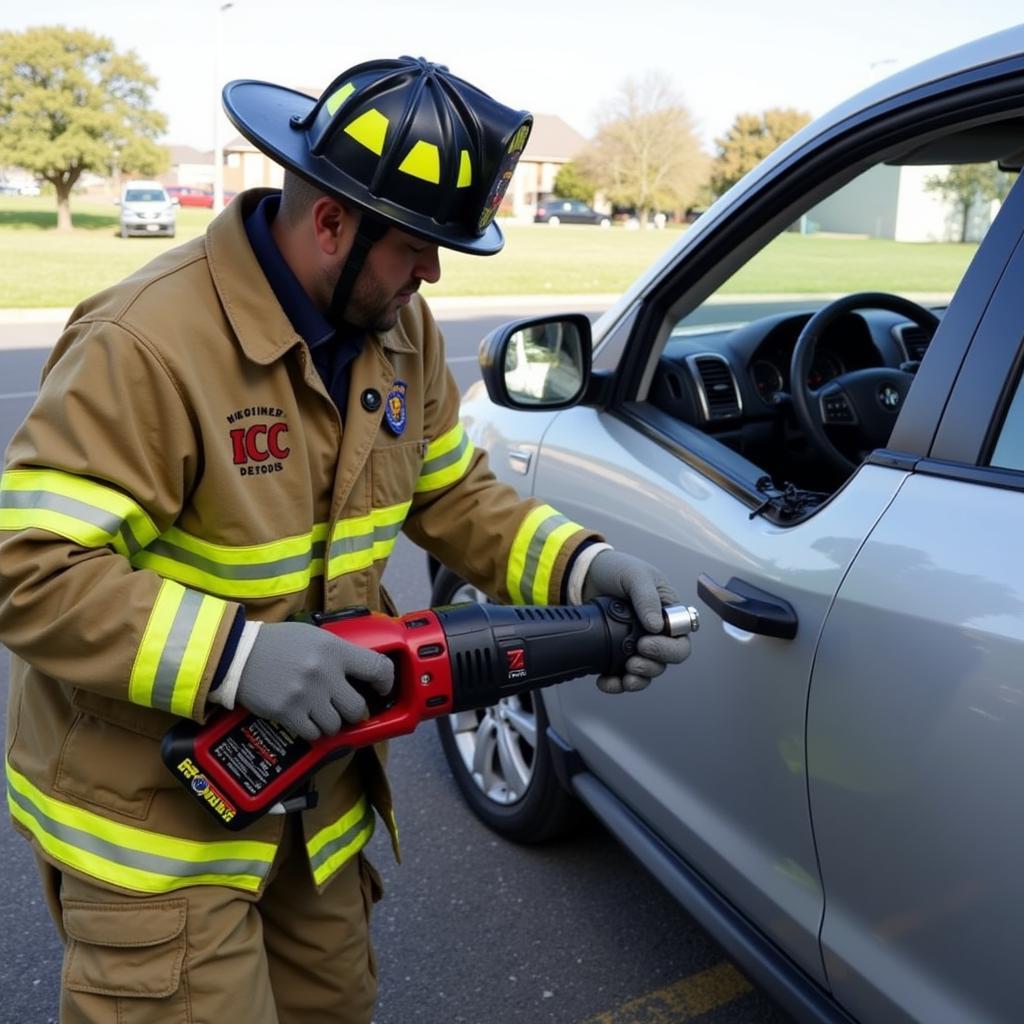 Battery-Powered Rescue Tools in Action