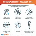 Benefits of Using Universal Security Tool Lock Nuts