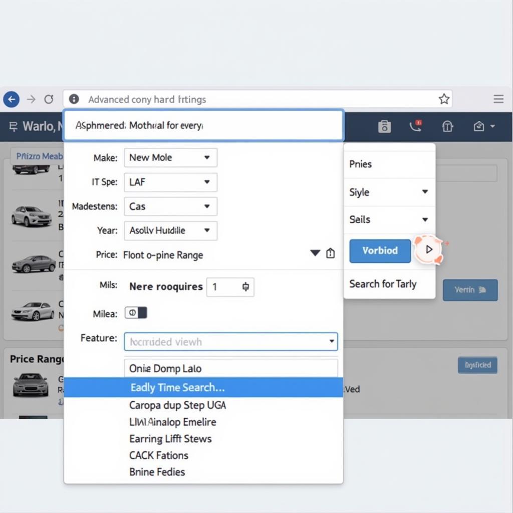 Best Car Search Tool Interface