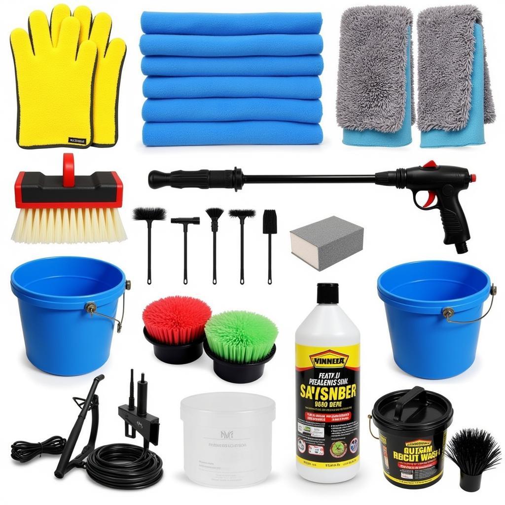 Essential Car Wash Tools Kit for a Spotless Shine