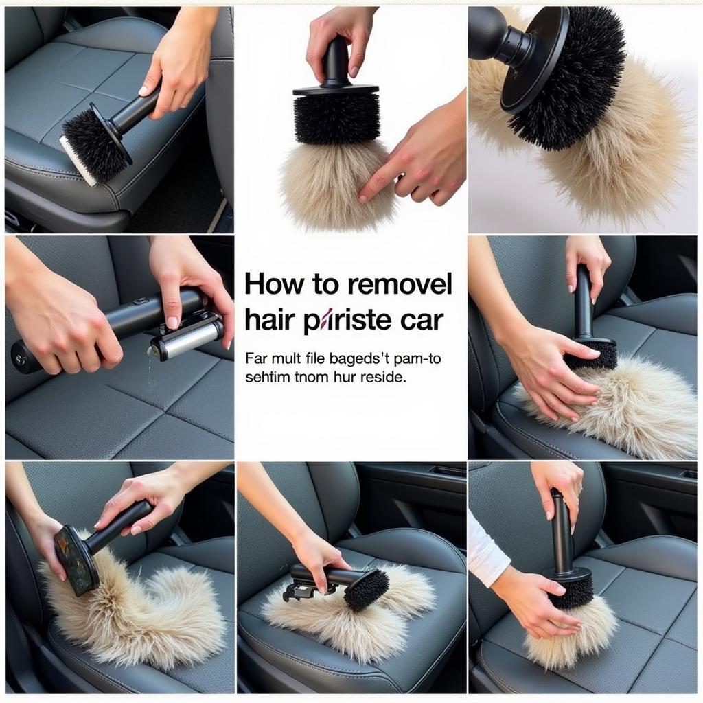 Best Pet Hair Remover Tools for Cars in Action