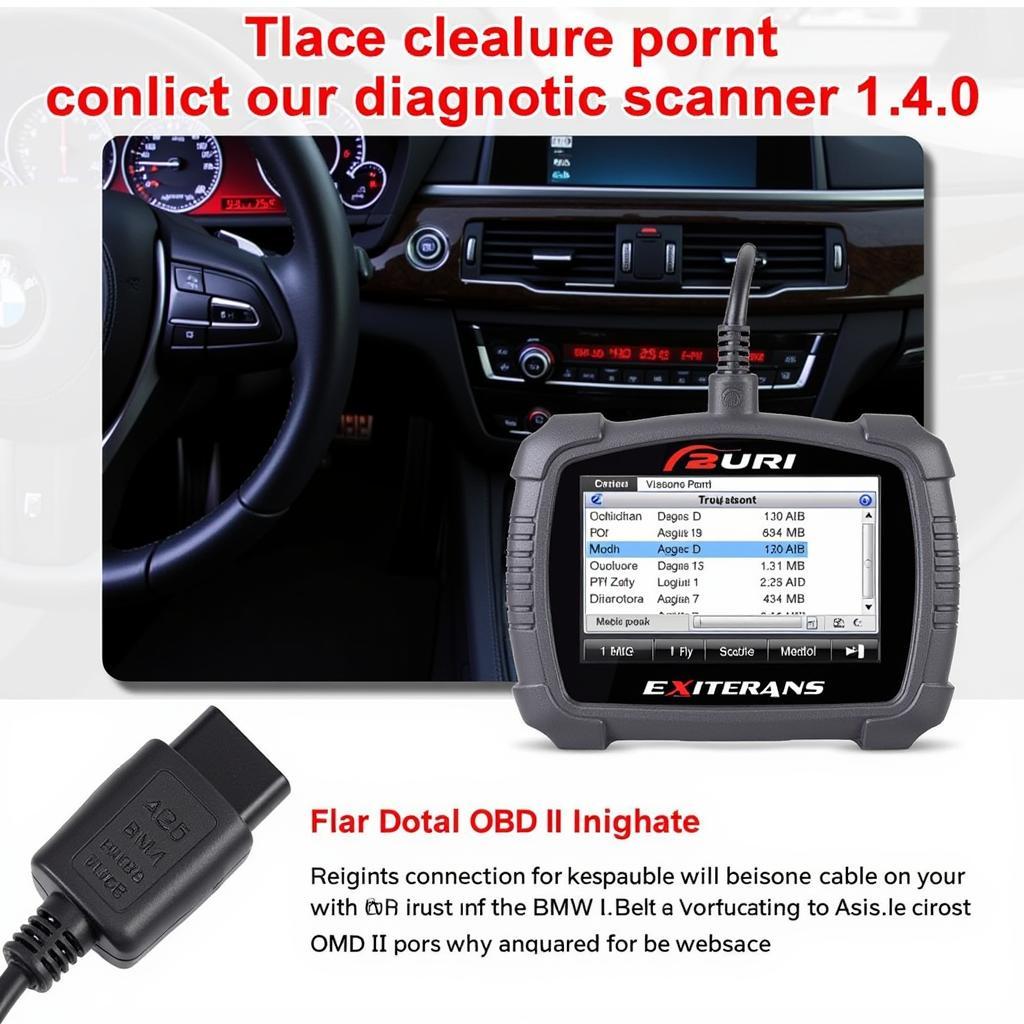 BMW Diagnostic Interface Scanner Tool 1.4.0 Connection