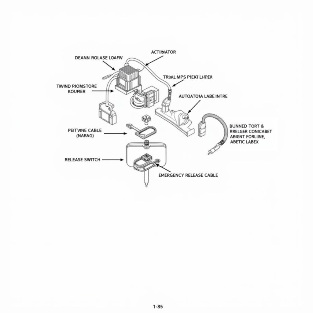 BMW Trunk Mechanism Diagram