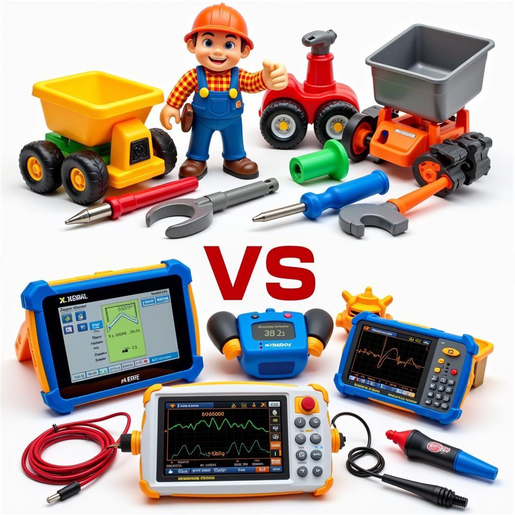 Bob the Builder Toy Tools vs. Real-World Car Diagnostic Tools