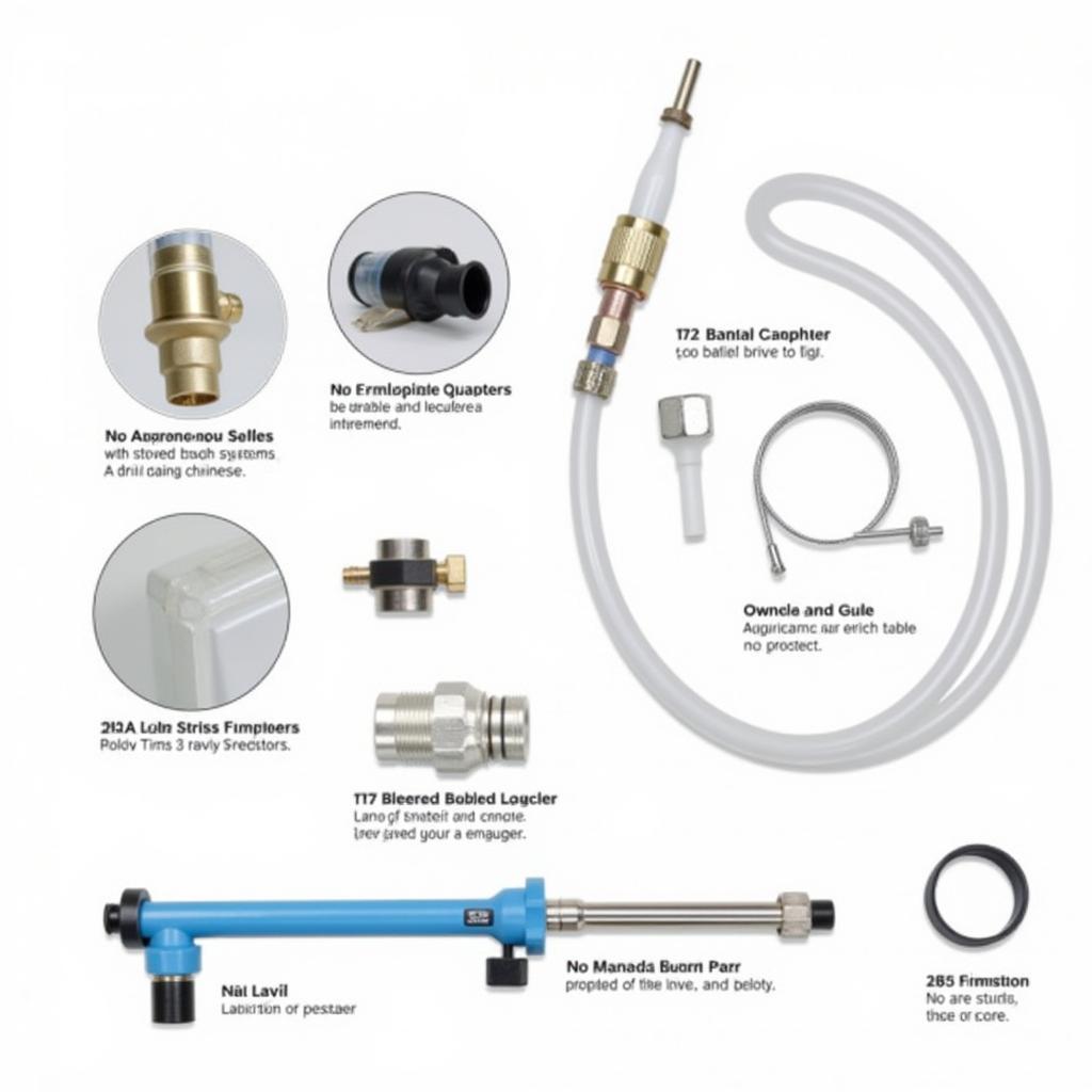 Brake Bleeder Kit Components