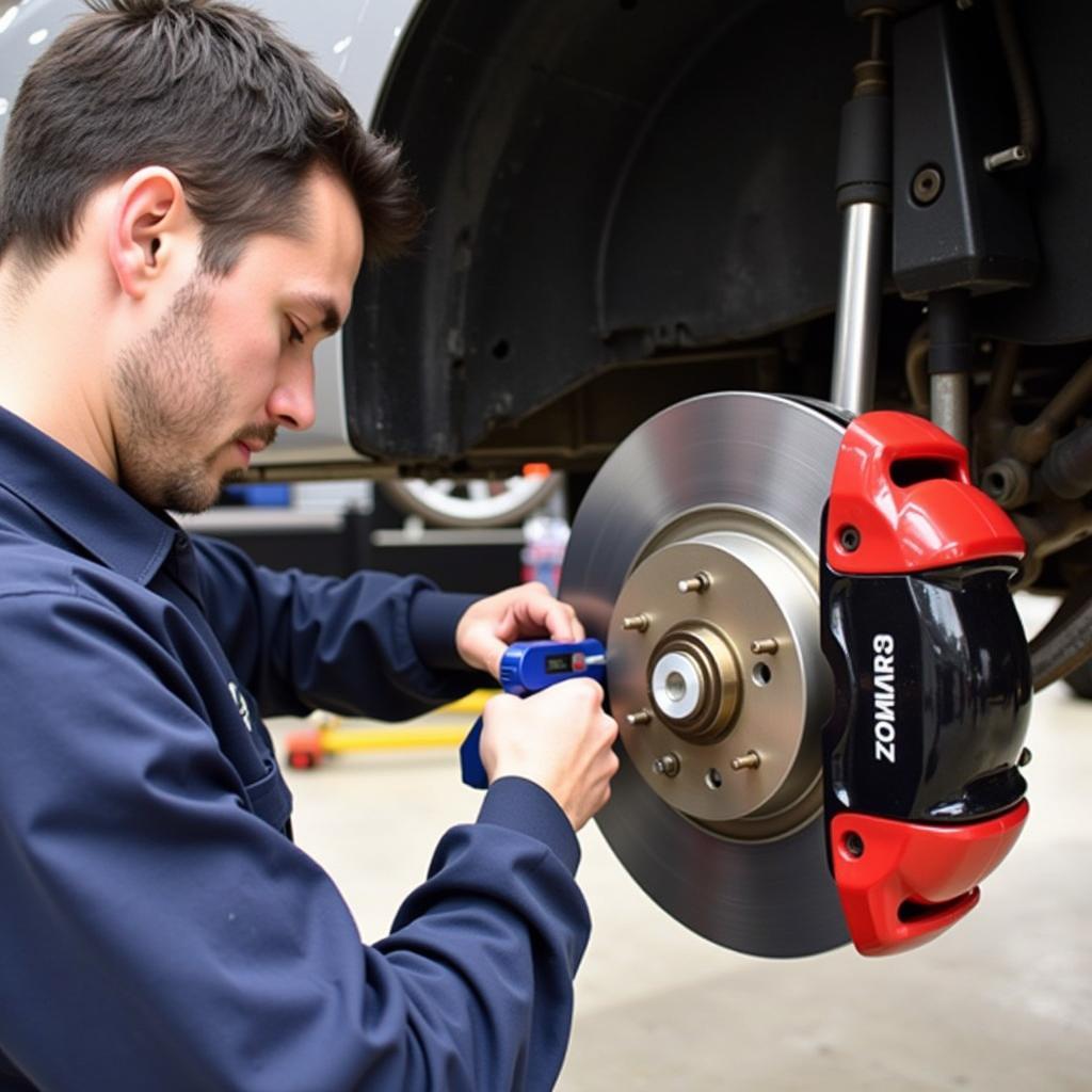 Using a Brake Caliper Tool