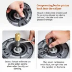 Brake Piston Compression Process