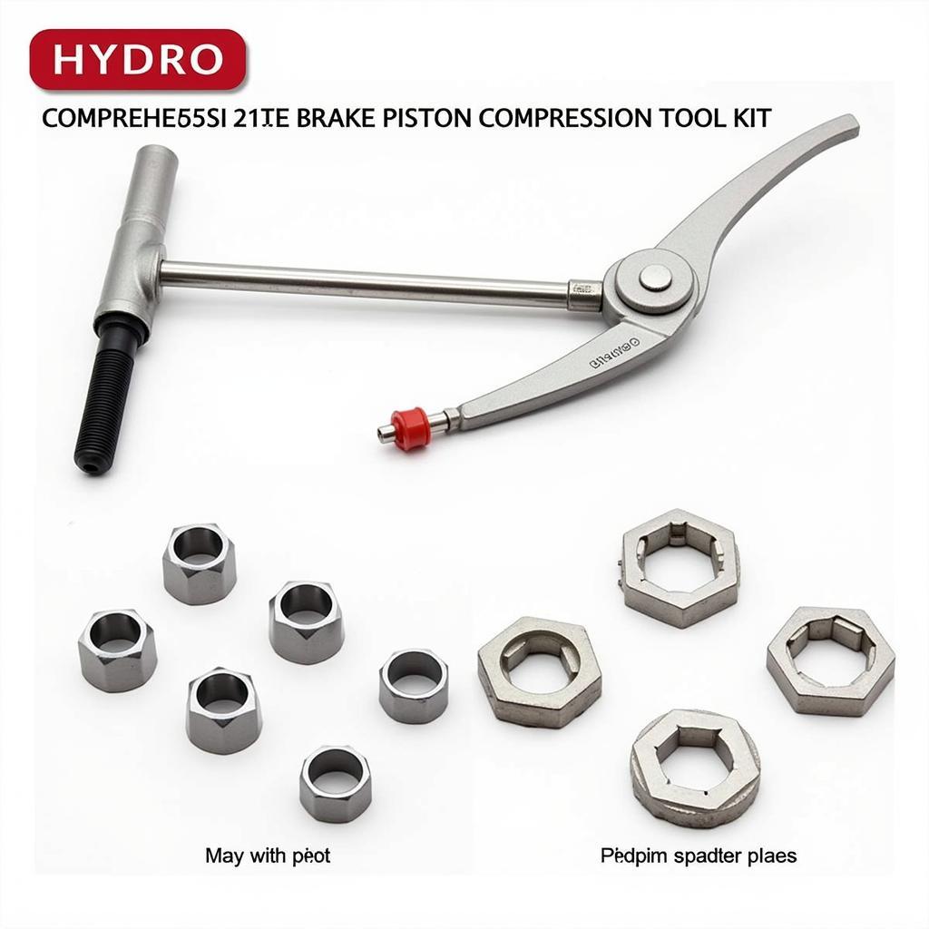 Brake Piston Compression Tool Kit