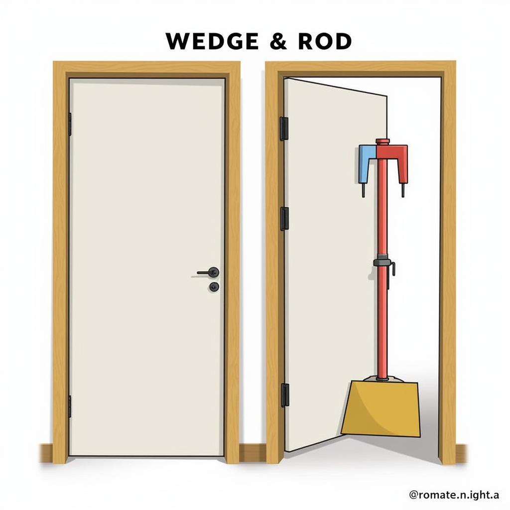 Using a Wedge and Rod to Open a Car Door