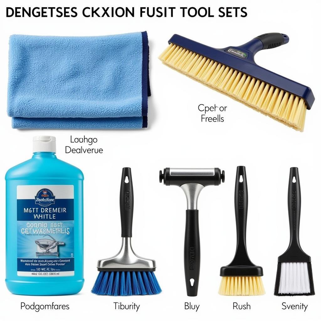 Brookstone Car Wash Tool Set Components