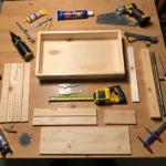 Gathering Materials for Wooden Toolbox