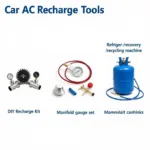 Different Types of Car AC Recharge Tools