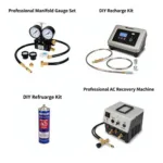 Types of Car AC Recharge Tools: Manifold Gauge Sets, DIY Kits, and Professional Machines