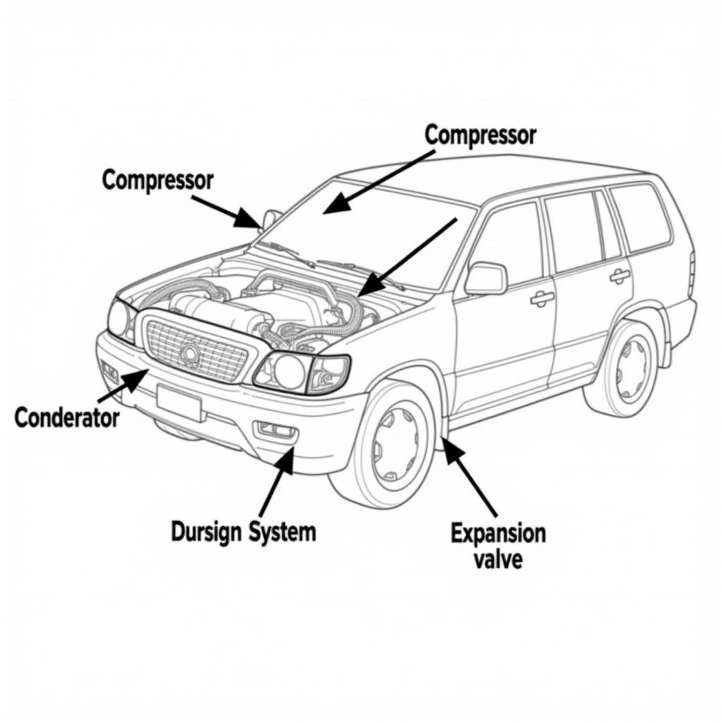 Car AC System Components