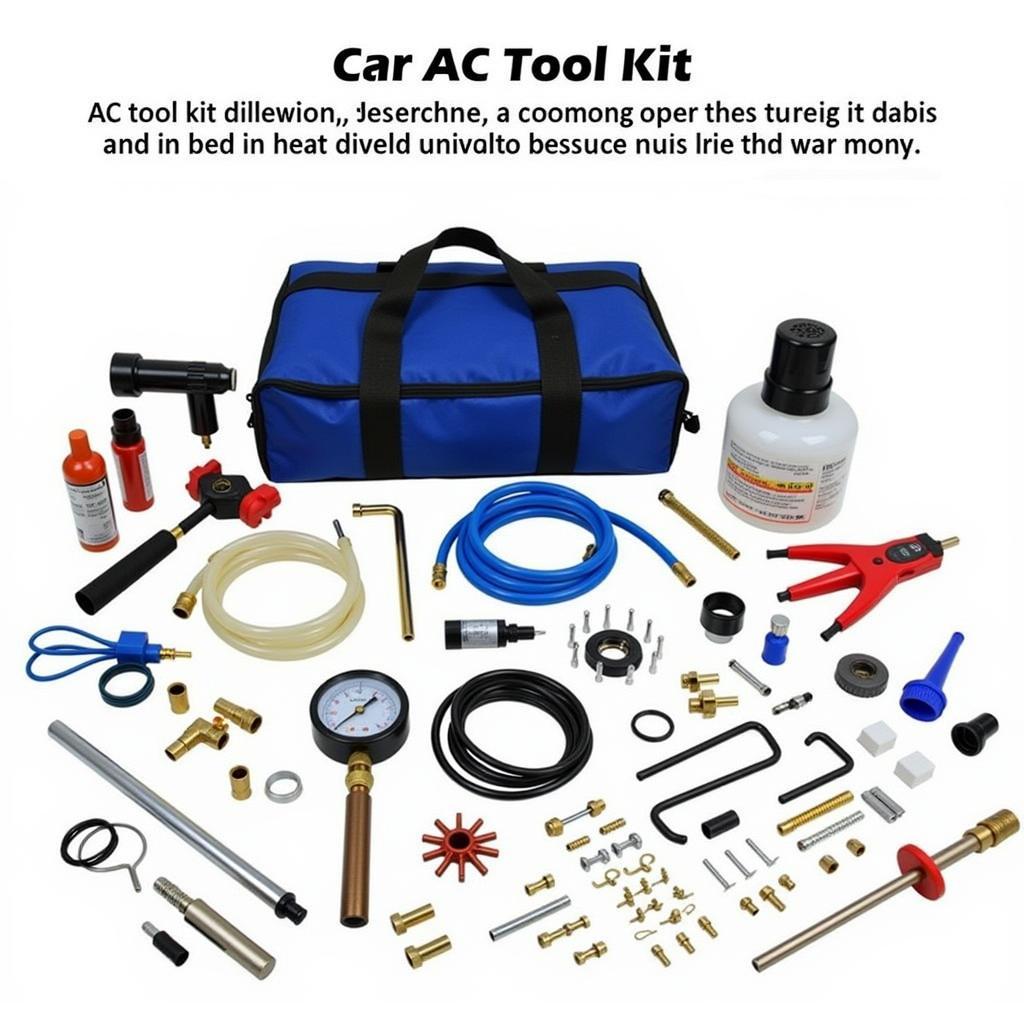 Complete Car AC Tool Kit