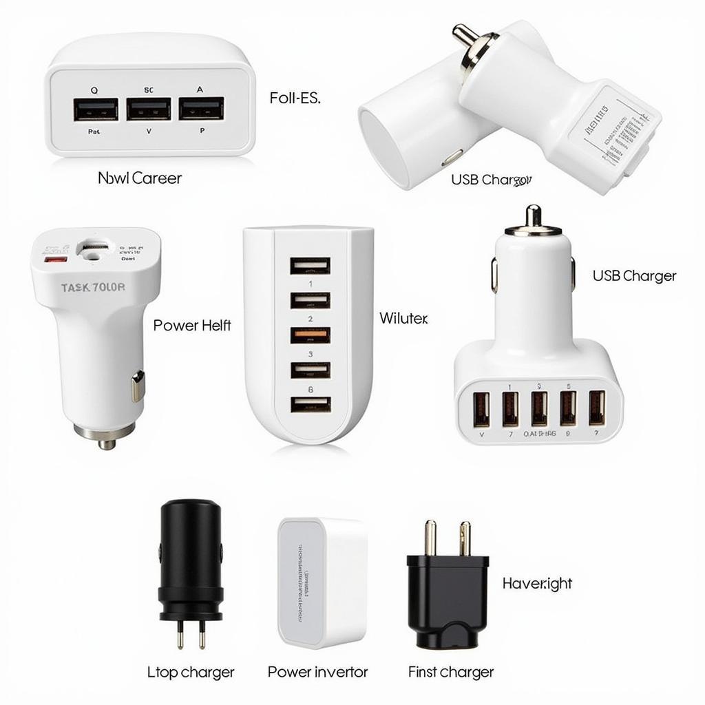 Different Types of Car Adapter Charger Tools