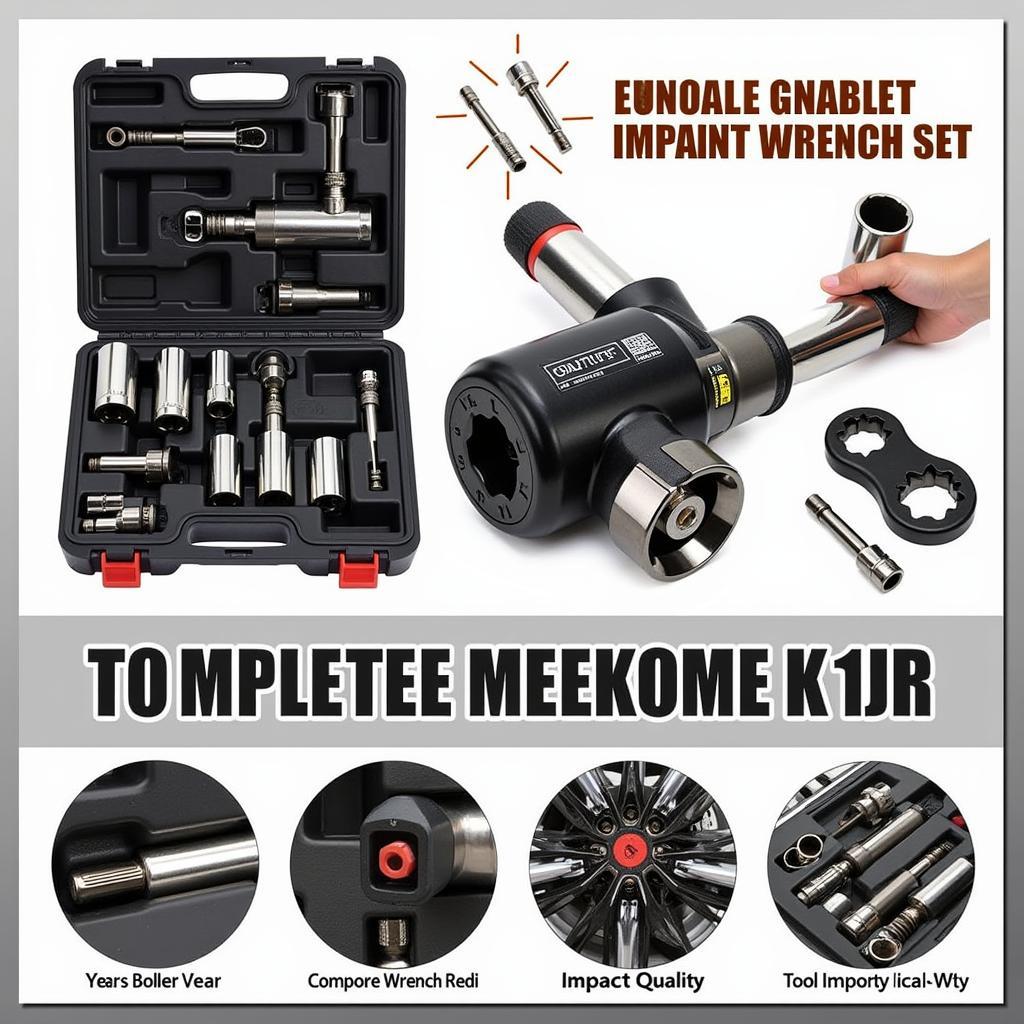 Impact Wrench Set for Automotive Repairs