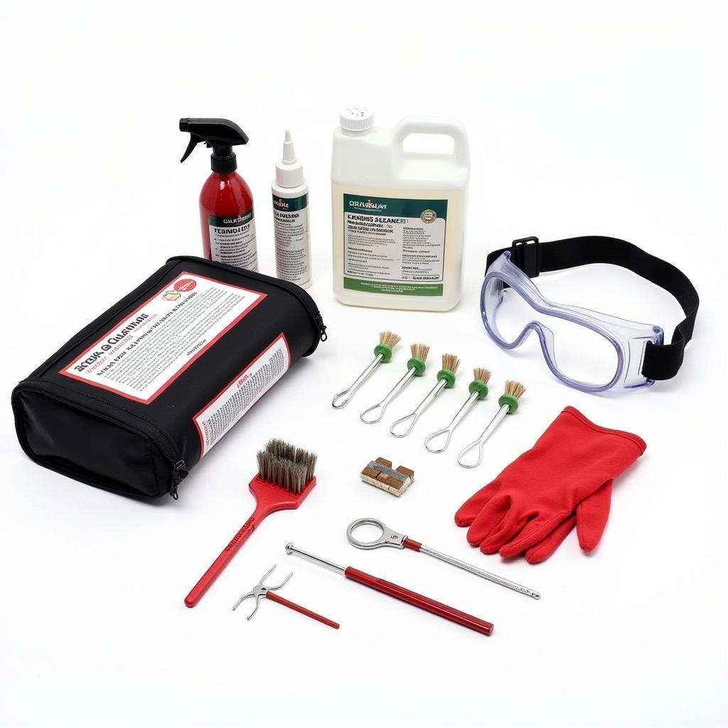 Car Battery Cleaning Tools Kit