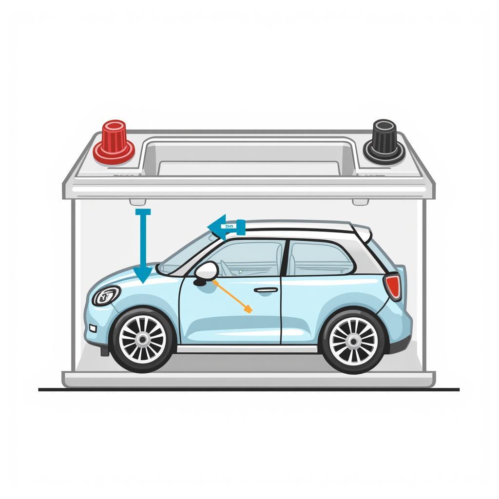 Internal components of a car battery and their functions