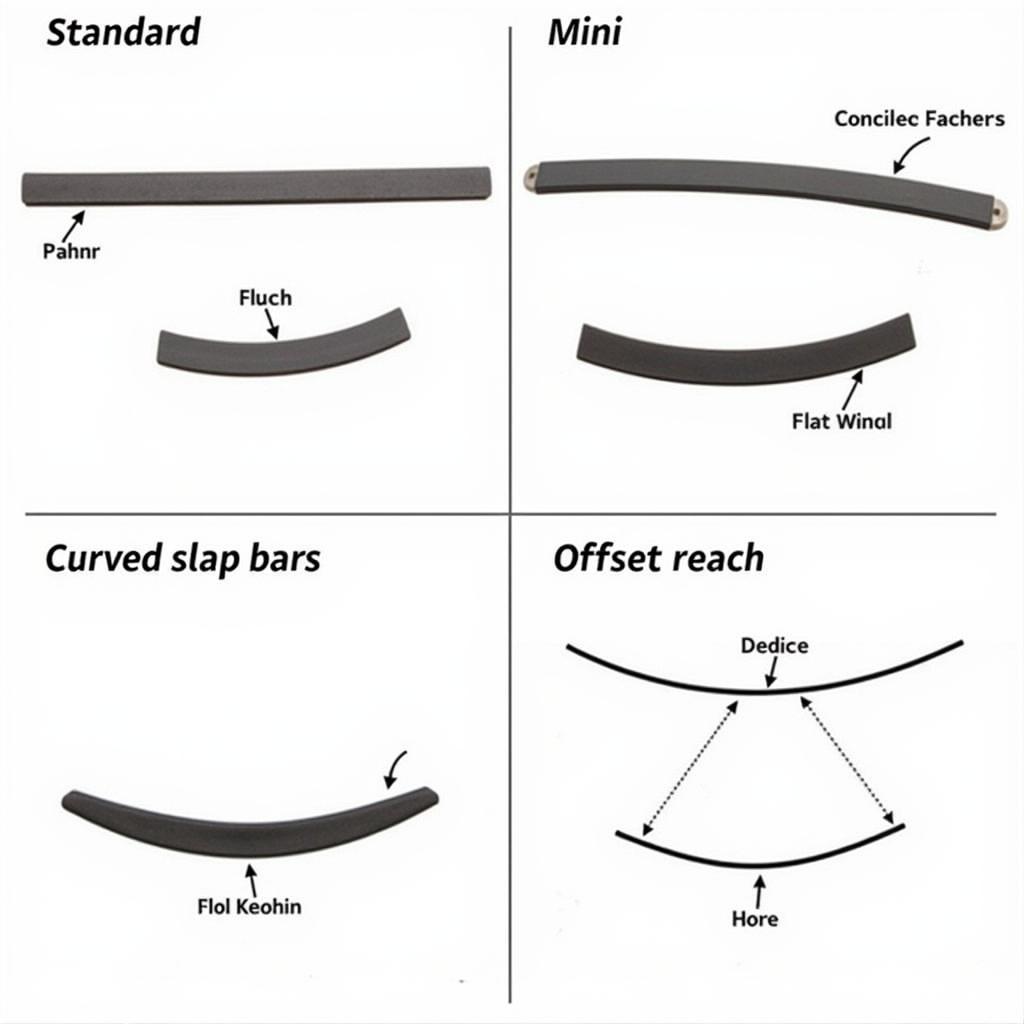 Different Types of Car Body Slap Bar Tools