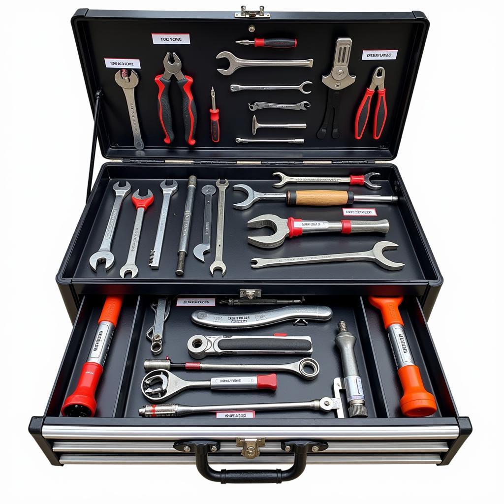 Organized Car Body Tool Set for Efficiency