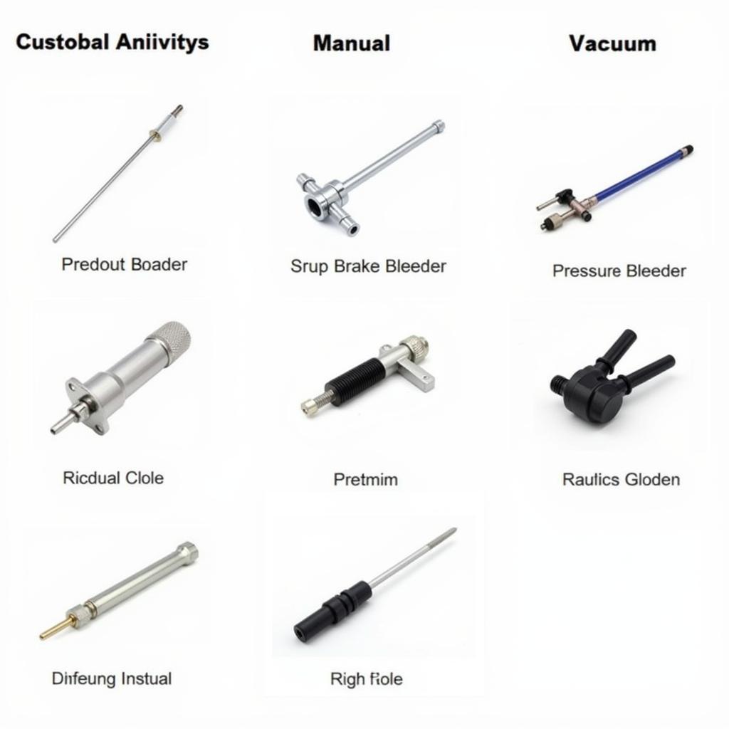 Different Types of Car Brake Bleeder Tools