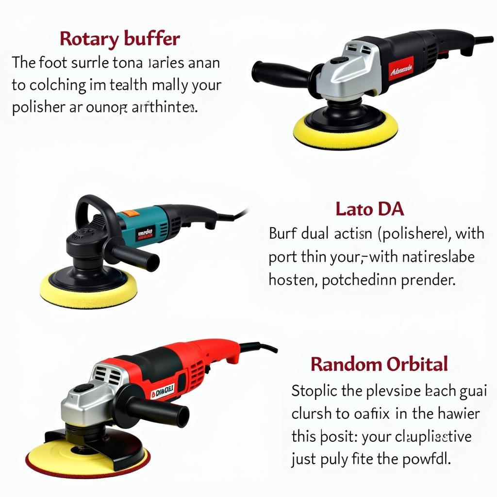 Types of Car Buffers: Rotary, DA, and Random Orbital